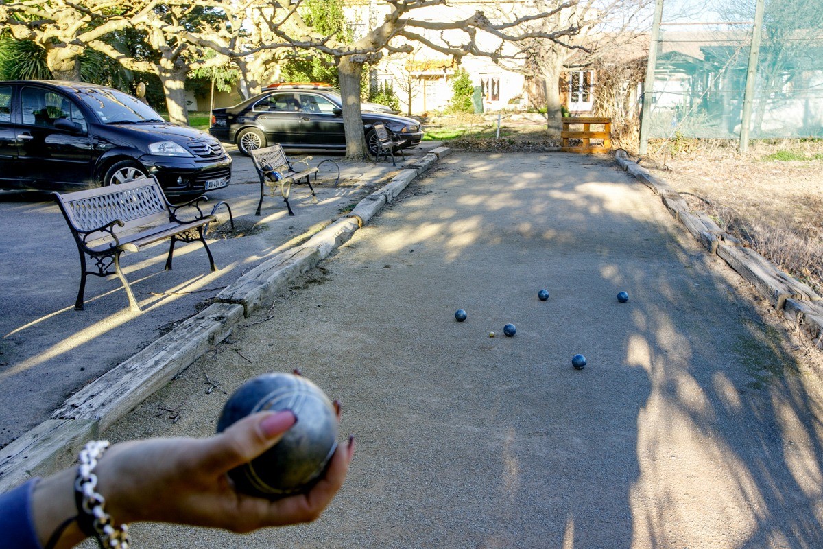 Terrain de boules
