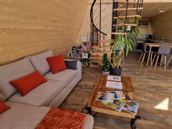 Chalet Renard - Salon / séjour et cuisine