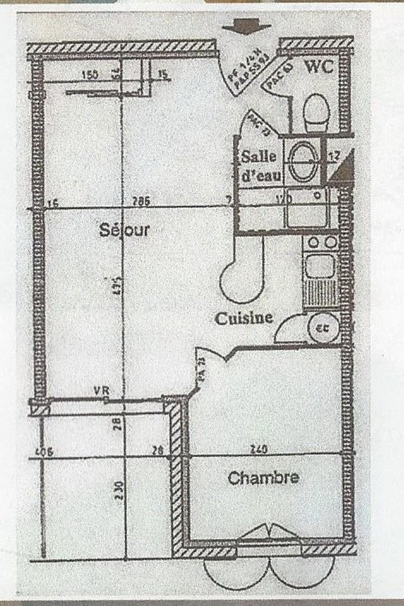 plan de l'appartement