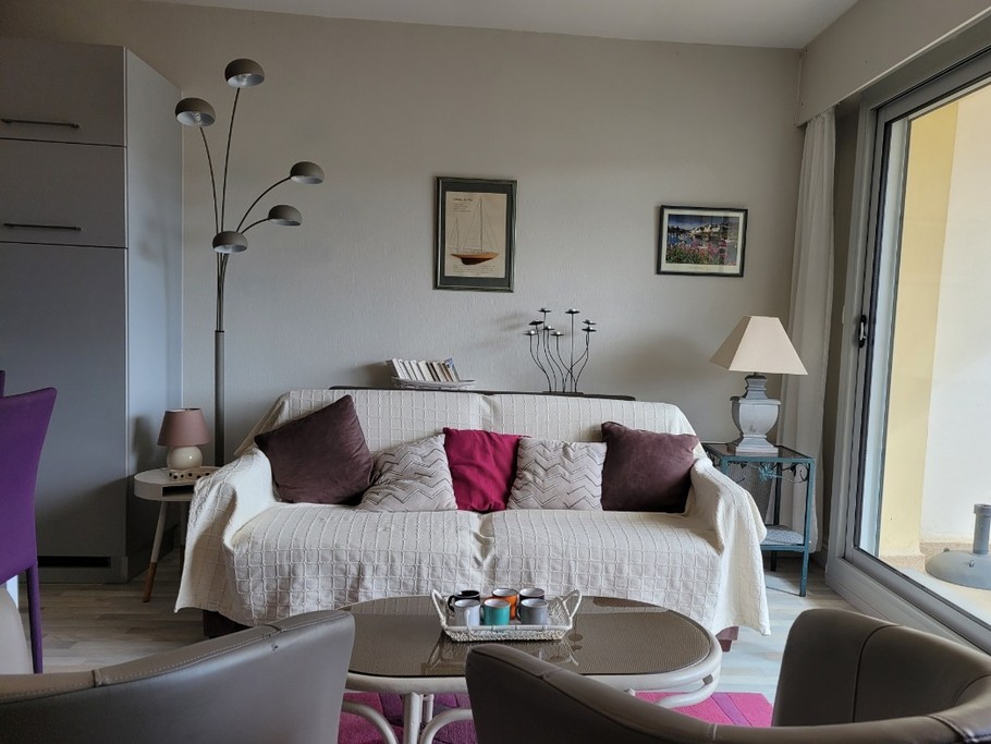 #Clévacances - APPARTEMENT 4 PERSONNES, VUE MER, exposition Sud/Sud/Est. SAINT QUAY PORTRIEUX COTES D'ARMOR BRETAGNE