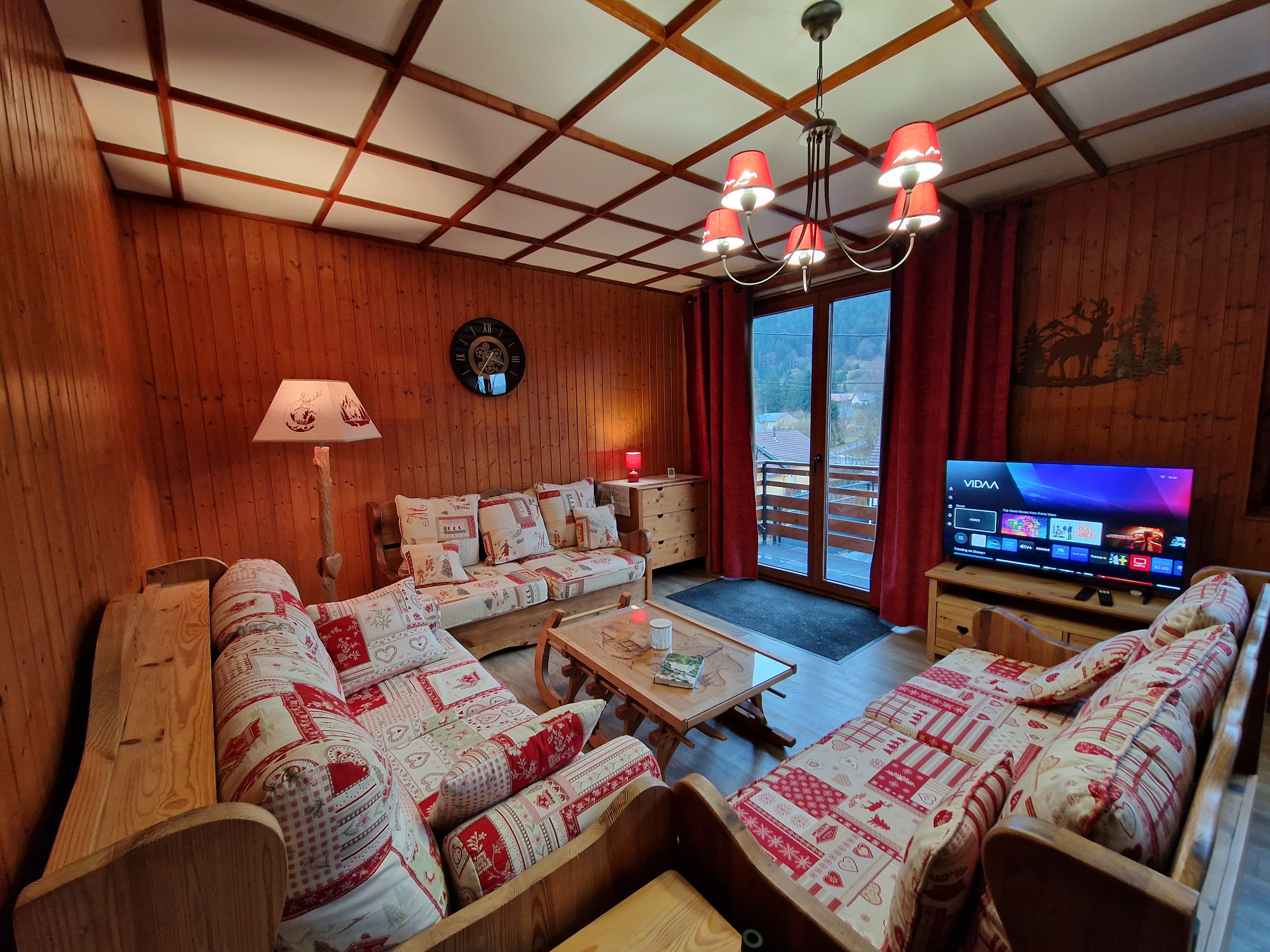 Espace salon - Chalet des Noisetiers