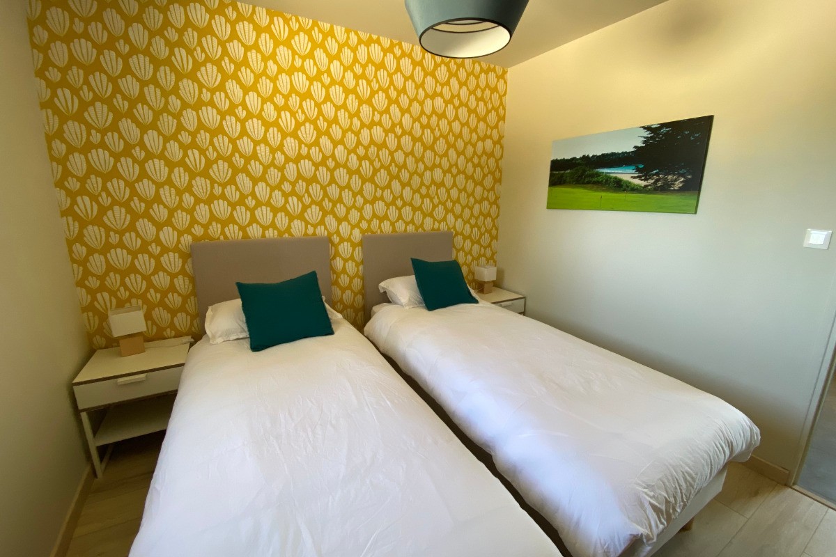 Le Mascaret, location 4 pers, St Lormel, chambre PenGuen, 1 lit 160 ou 2 lits 80