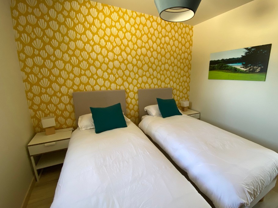 Le Mascaret, location 4 pers, St Lormel, chambre PenGuen, 1 lit 160 ou 2 lits 80