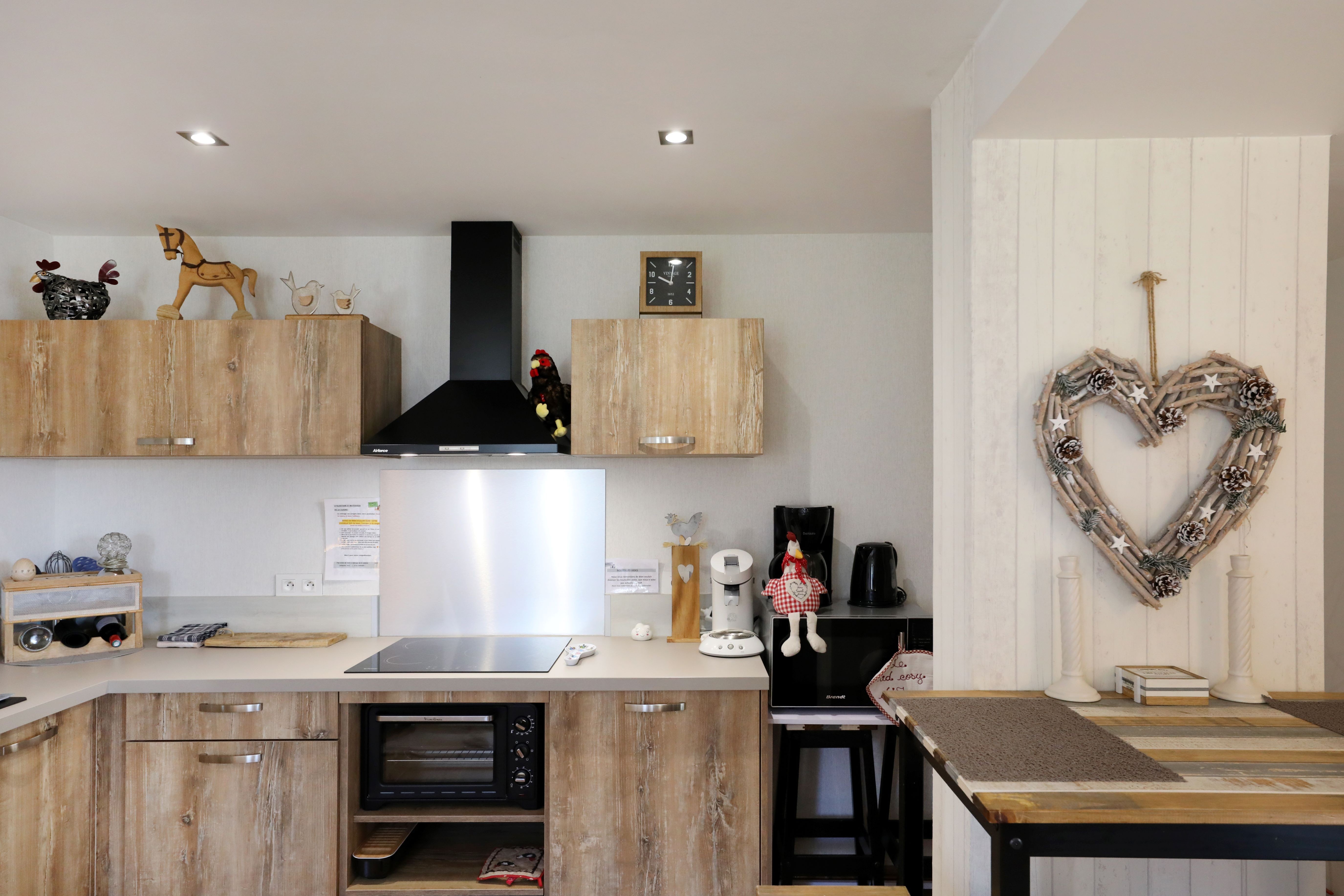 Espace cuisine  - Chambre cosy Le Nid Cosy d'Isa