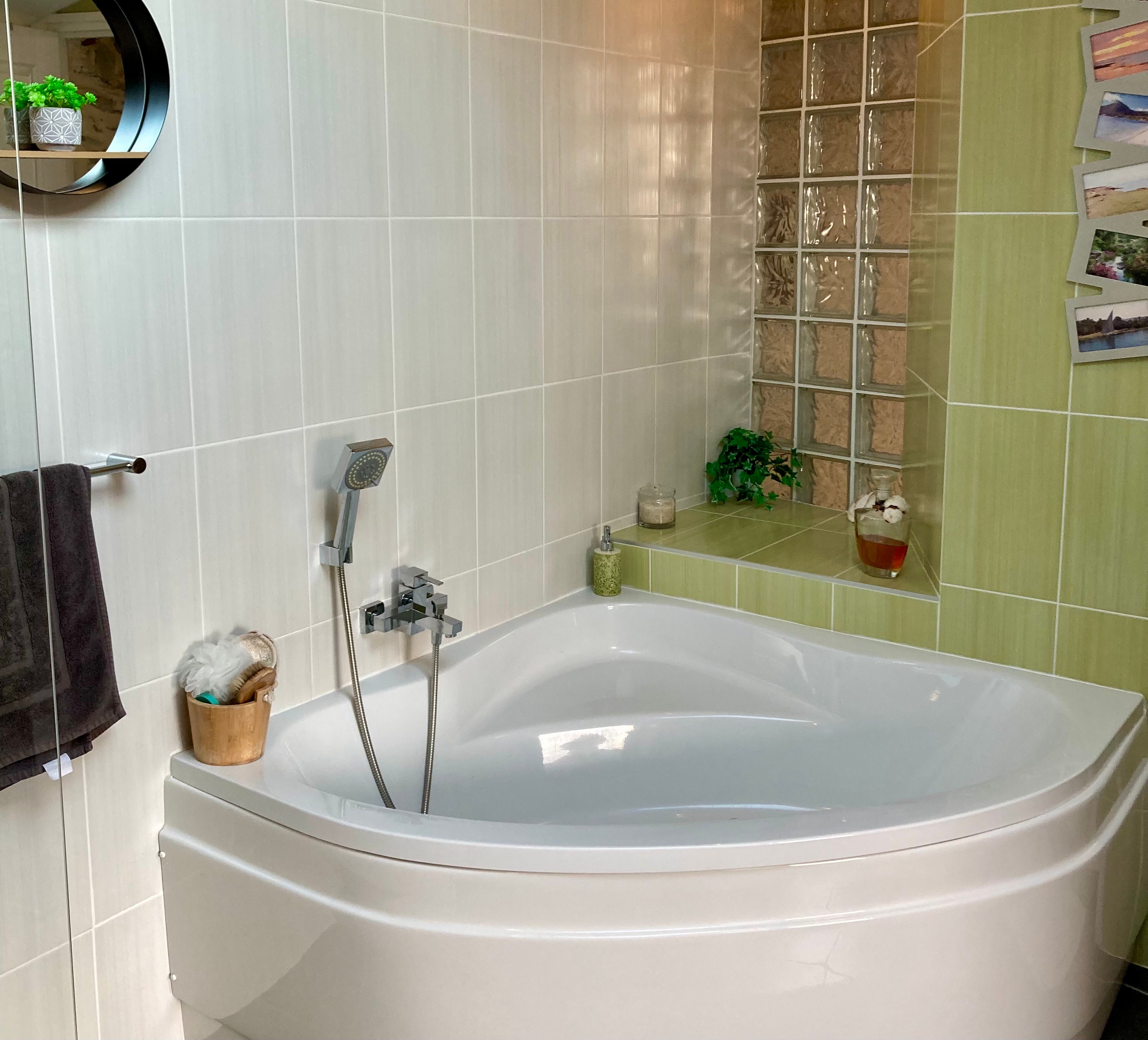 La baignoire d’angle