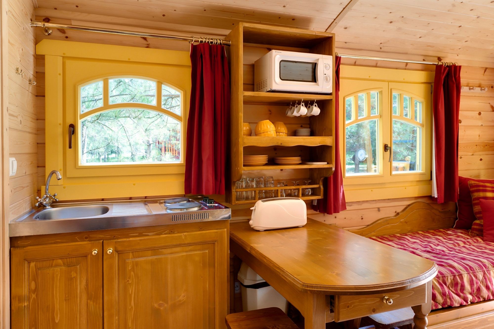 Roulotte LE BRETON pour 4 personnes, Défi Planet, à Dienné, Vienne