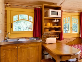 Roulotte LE BRETON pour 4 personnes, Défi Planet, à Dienné, Vienne