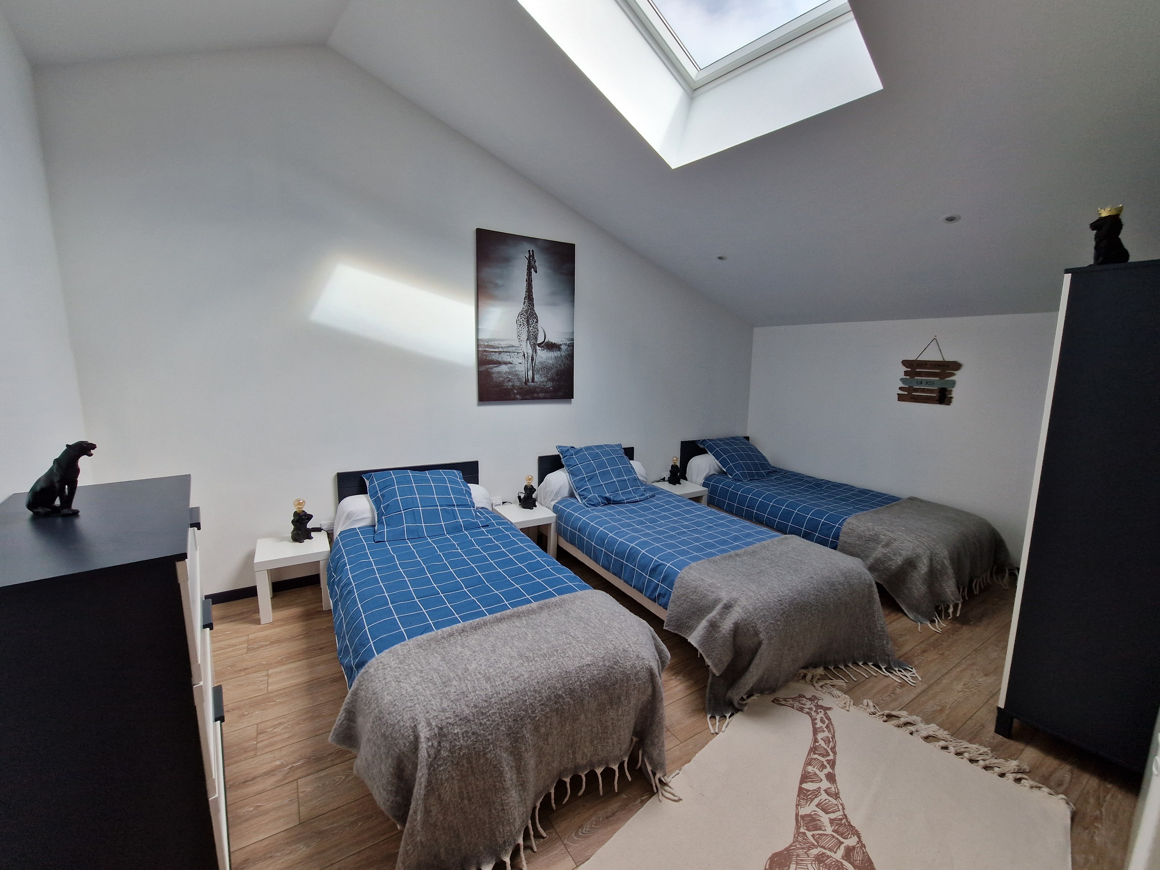 Bedroom 3 pers - Gite les bords de l'Amezule, gite Bergamotte