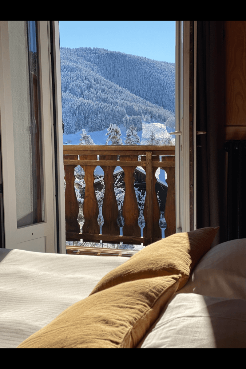 Chambre avec balcon