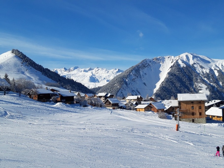 Piste - village - Albiez