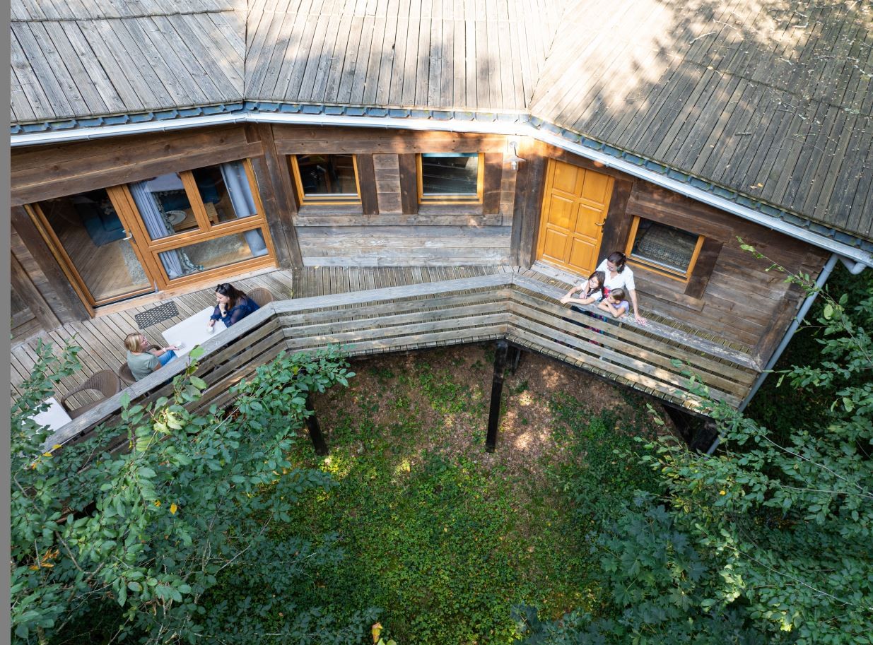 Lodge vu du ciel