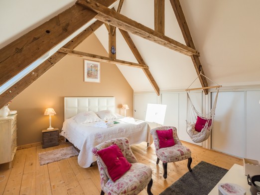 Anne Poésie Printannière - Chambre 2/3 personnes - Tonquèdec - Côtes d'Armor - Bretagne - Clévacances