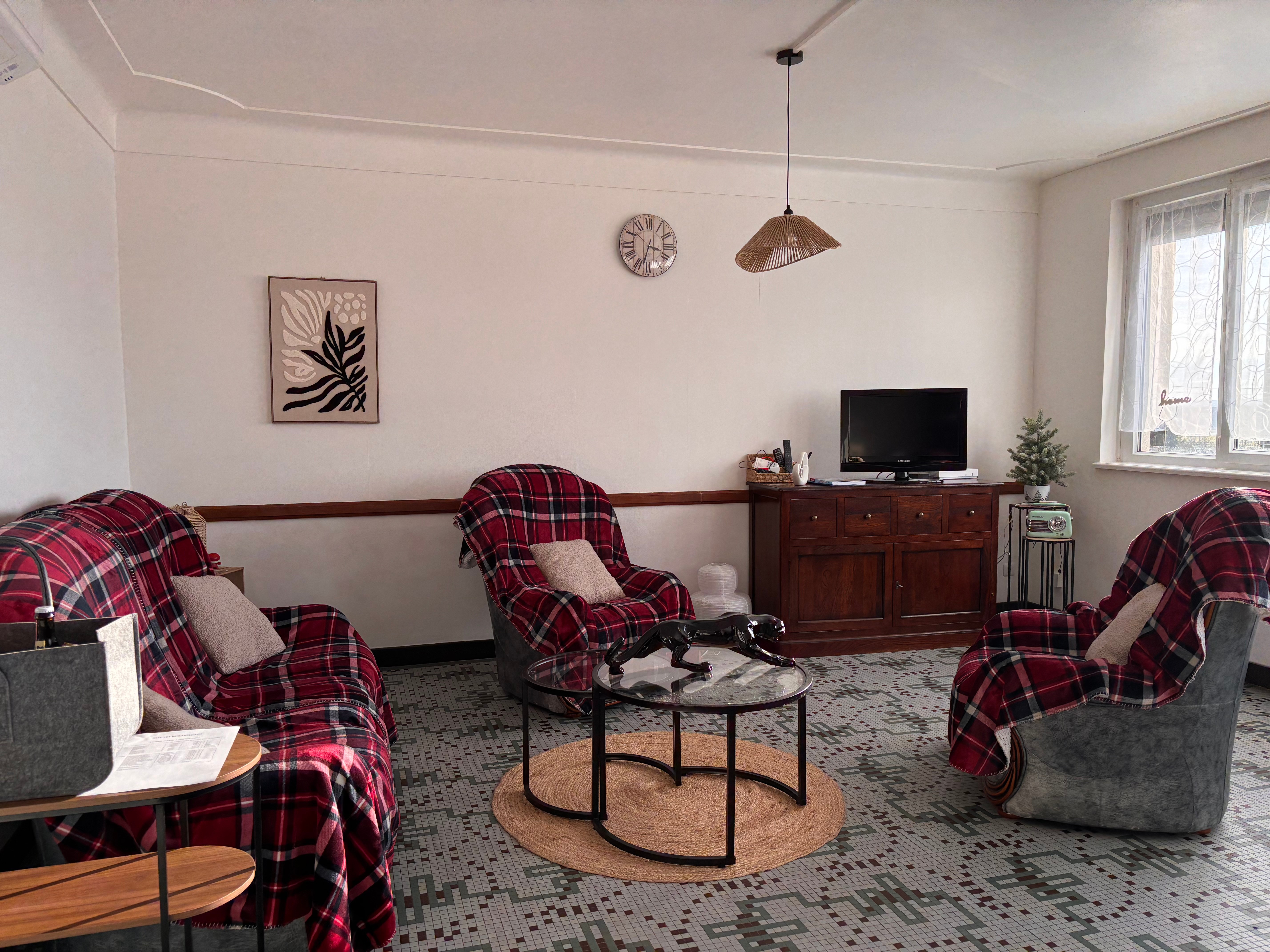 Living area - Gîte Les Mirabelliers - Morville, Vosges