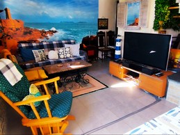 Salon TV grand écran canal +