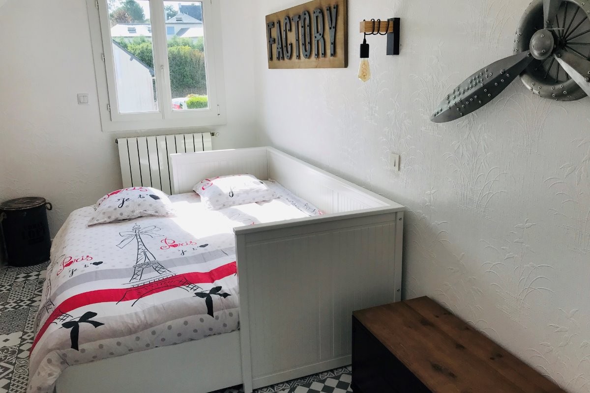 banquette convertie en lit de 160