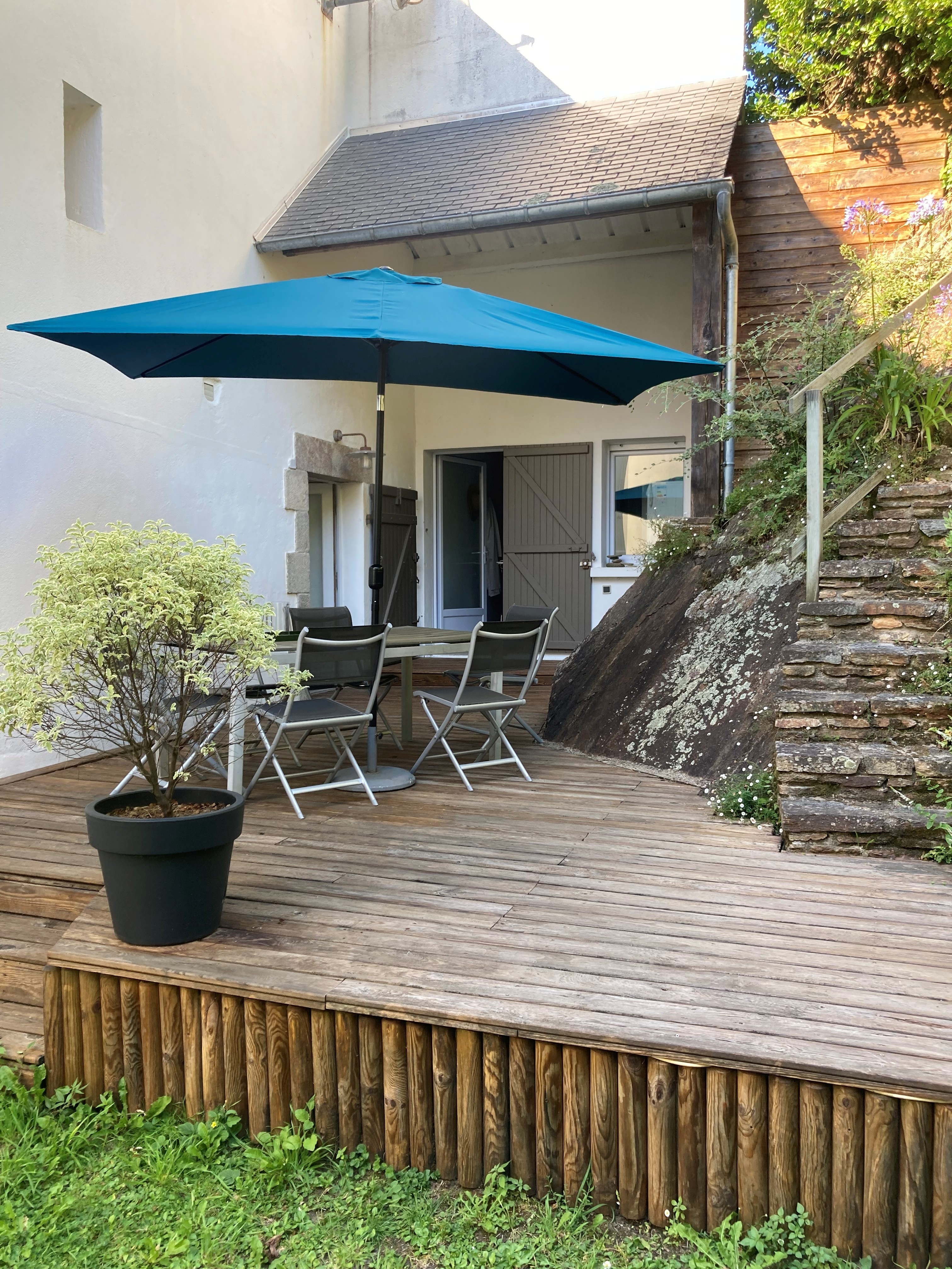 terrasse côté jardin