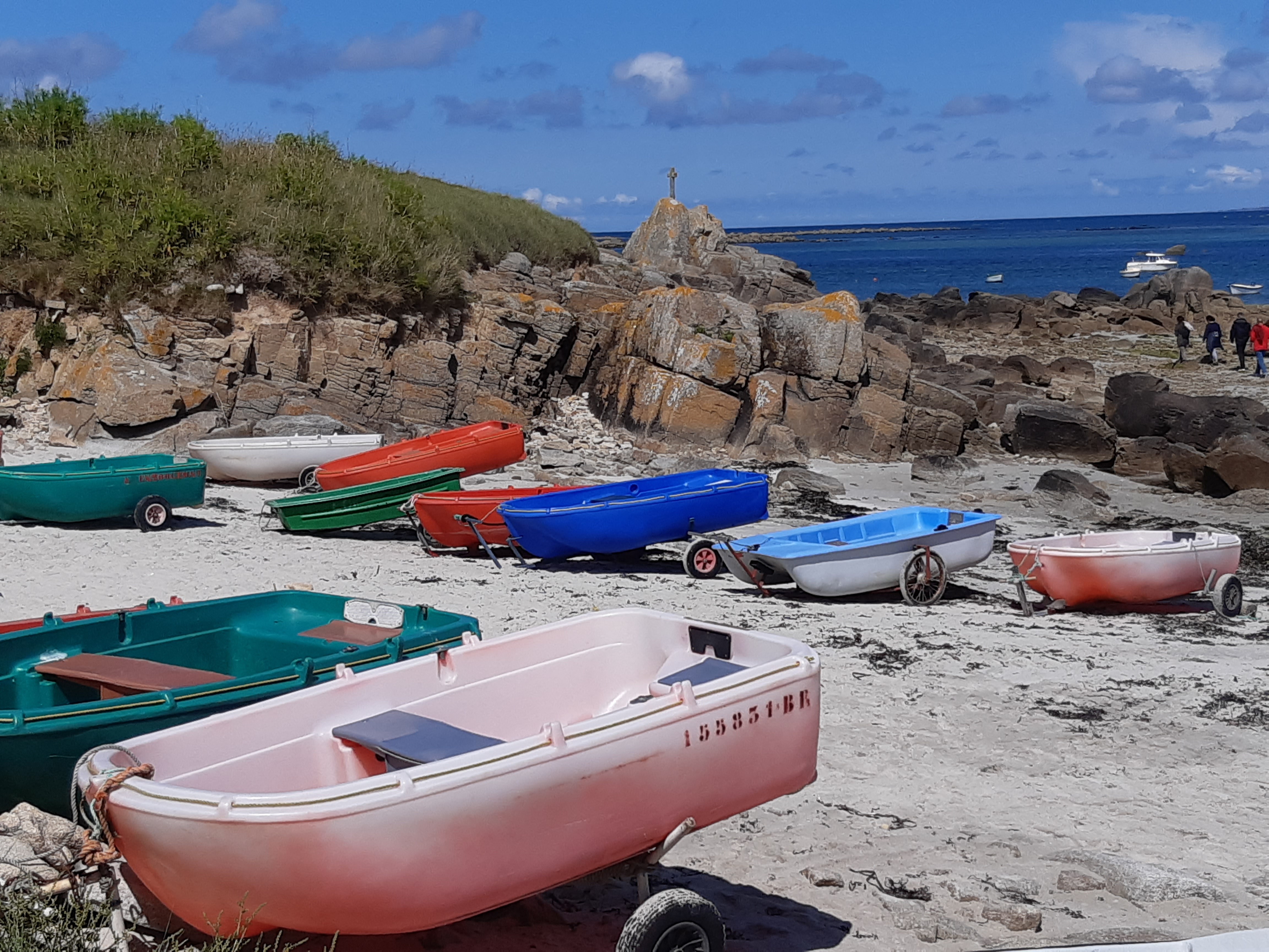 A small protected cove near La Croix