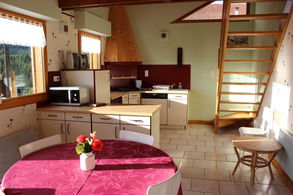 Coin repas et cuisine - Gite la Remise