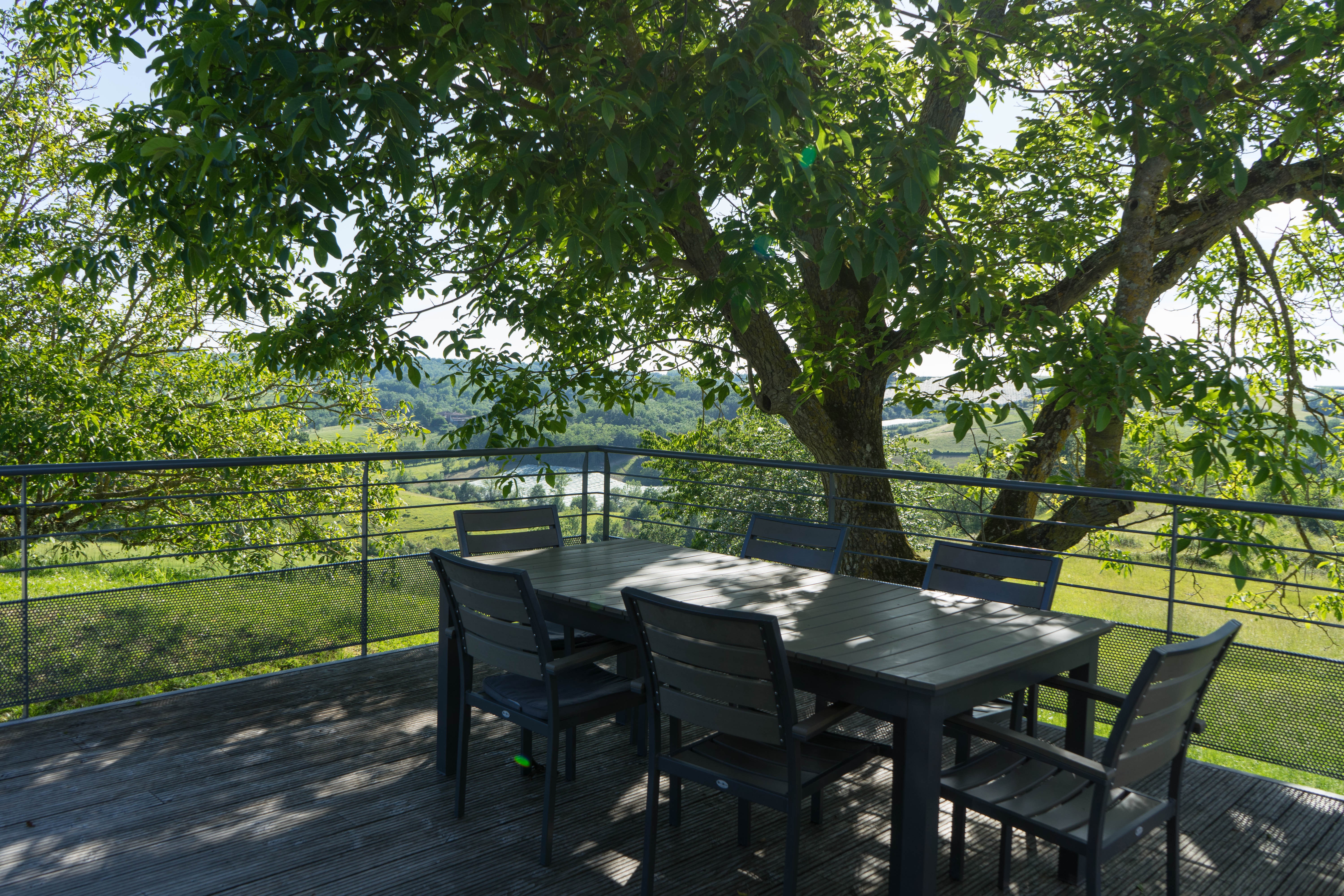 Terrasse ombragée