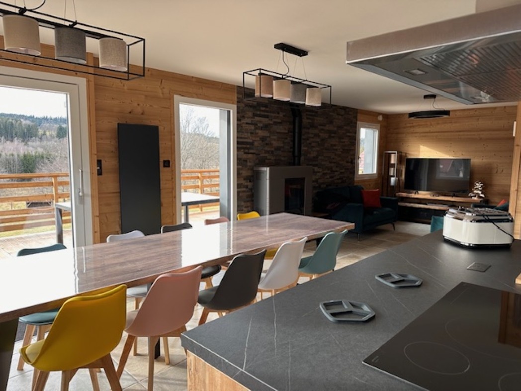 Salon/ séjour  - Chalet Plume d'eau