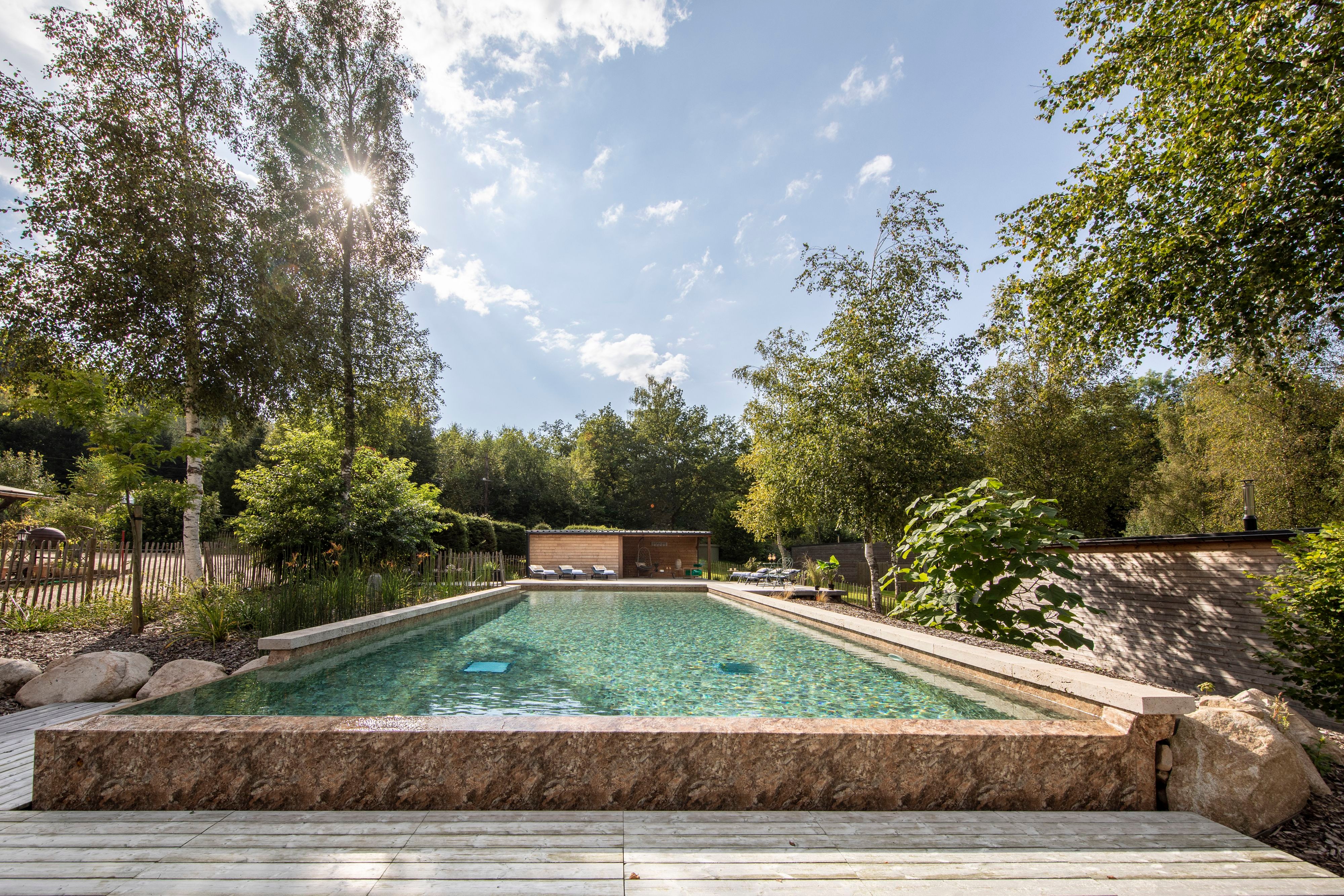 Piscine partagée