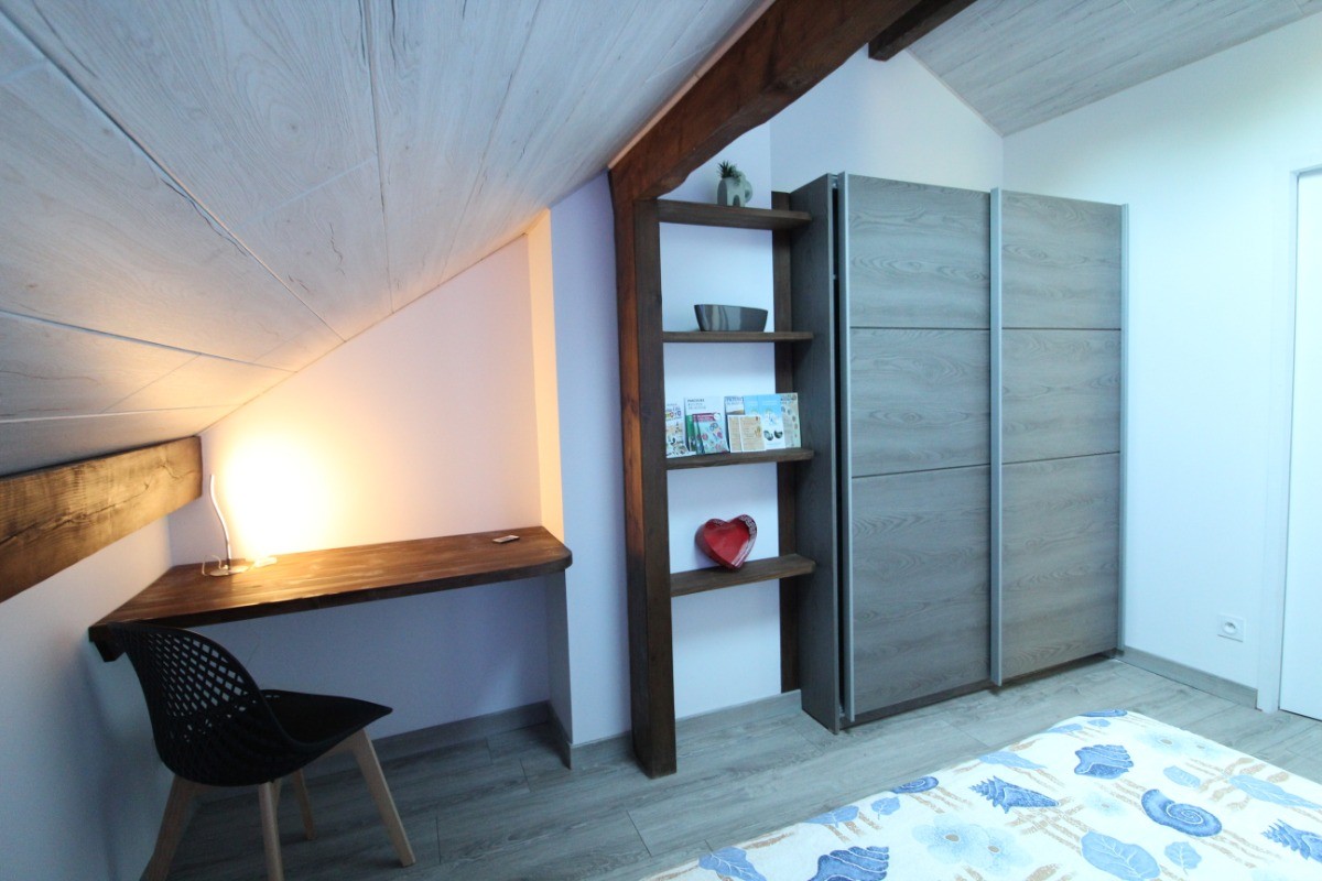 Espace bureau et armoire chambre - La Clé du Champ