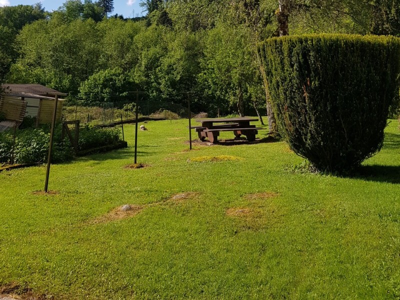 Terrain à l'arrière de la maison