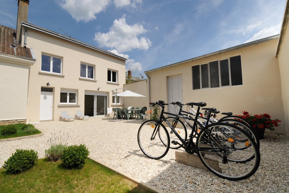 Gîte Boucles de Meuse, cour