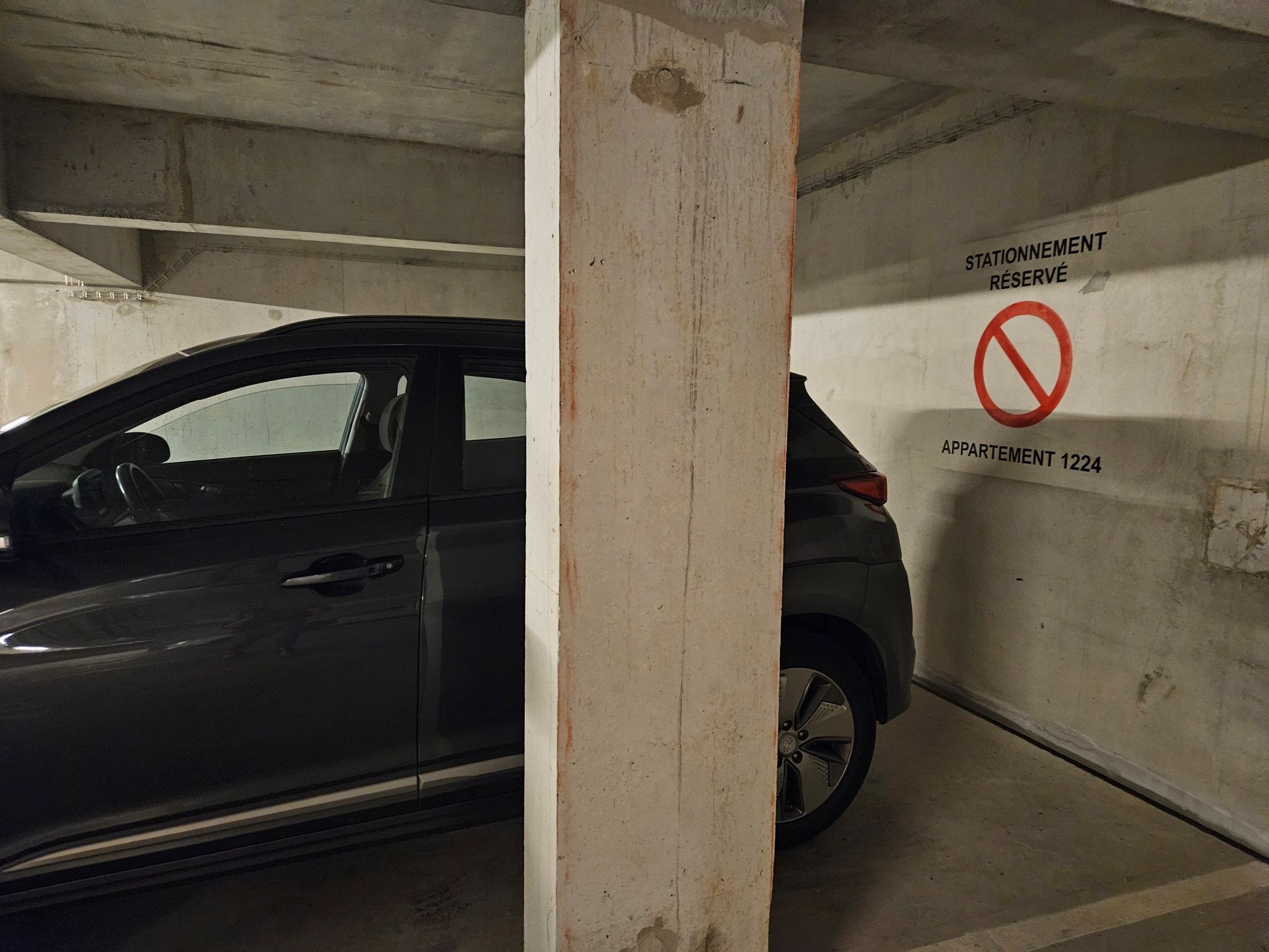 Place réservé au Studio au sous sol de la résidence L'Escale