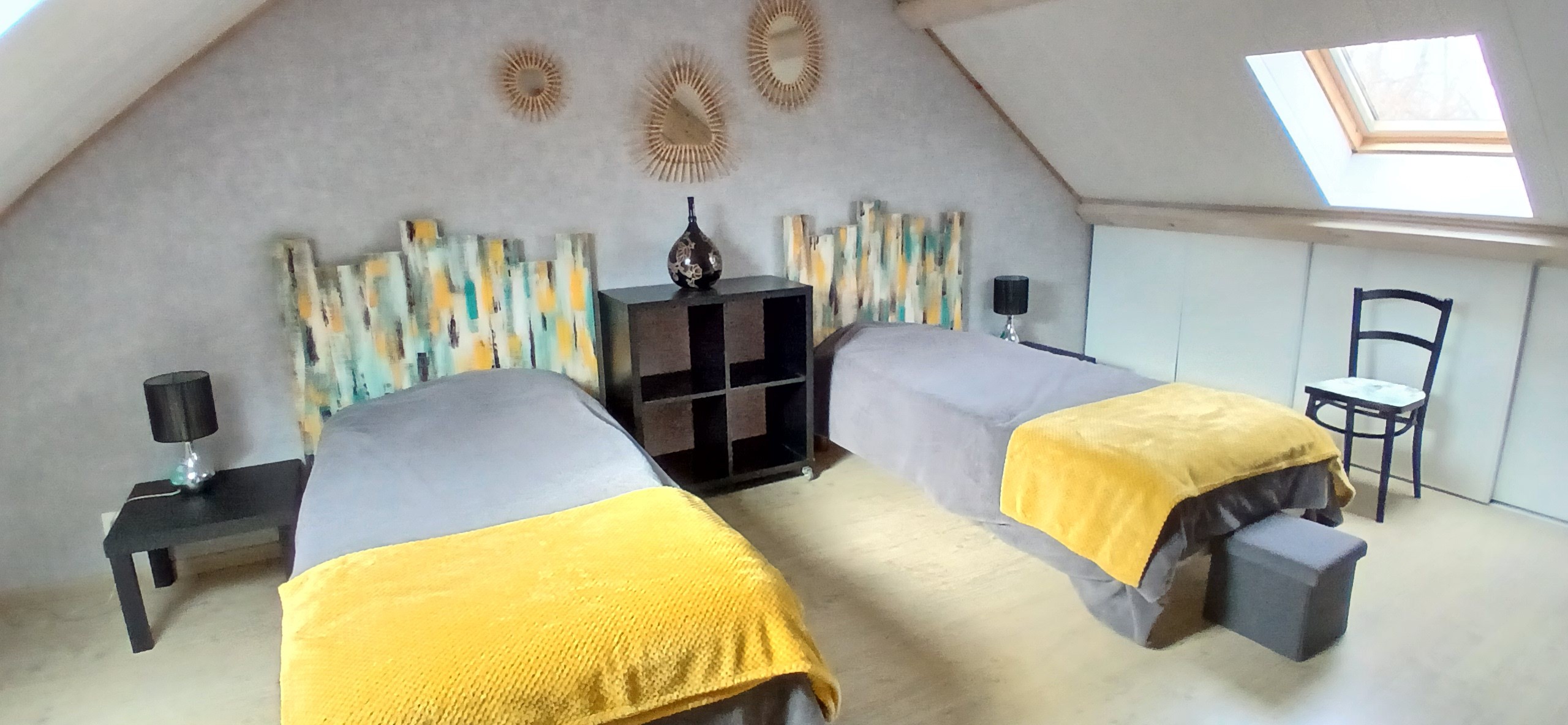 Aloreedubois, gîte 6 pers., Saint Ours les Roches, Puy de Dôme, Chambre 3