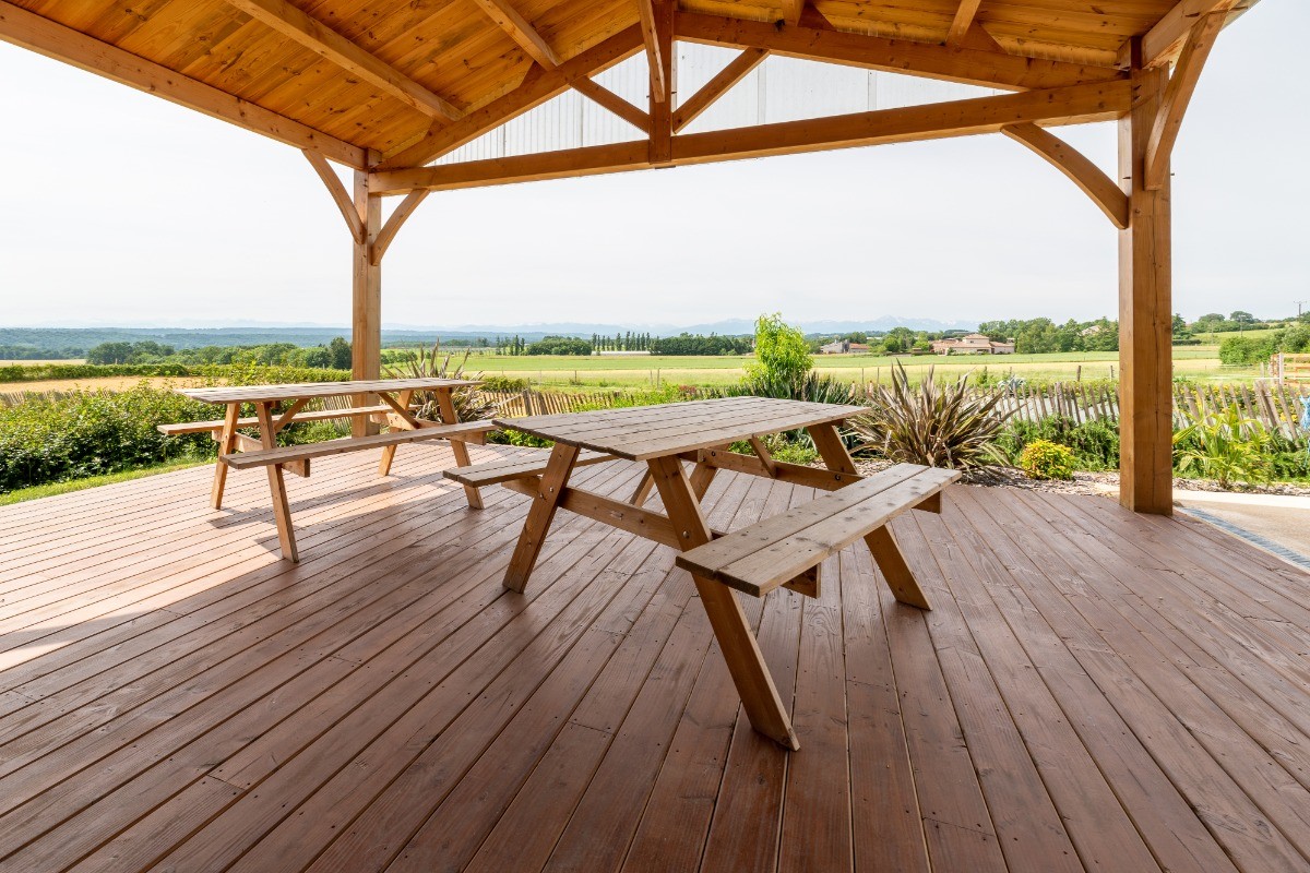 Domaine de la Cambre, roulotte avec piscine, camping à la ferme, gers, occitanie, duffort, vacance avec piscine, gites avec piscine