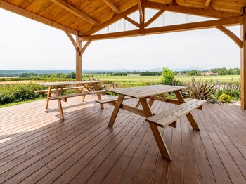 Domaine de la Cambre, roulotte avec piscine, camping à la ferme, gers, occitanie, duffort, vacance avec piscine, gites avec piscine