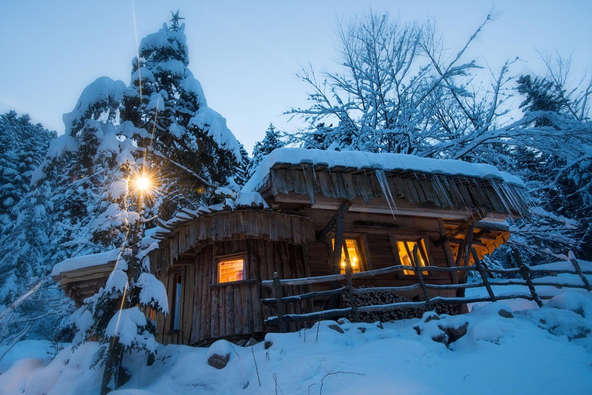 Refuge Improbable - Paysage d'hiver (c) Michel Laurent