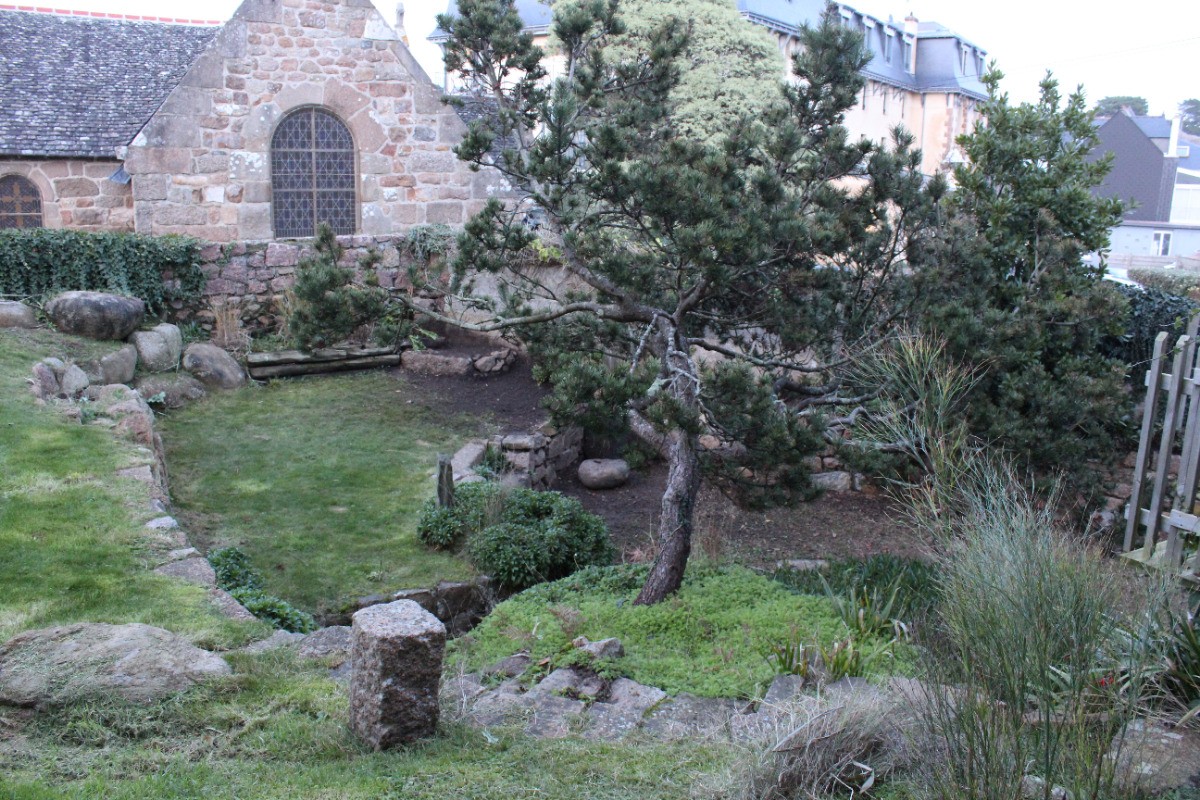 Vue générale du jardin - 3 niveaux