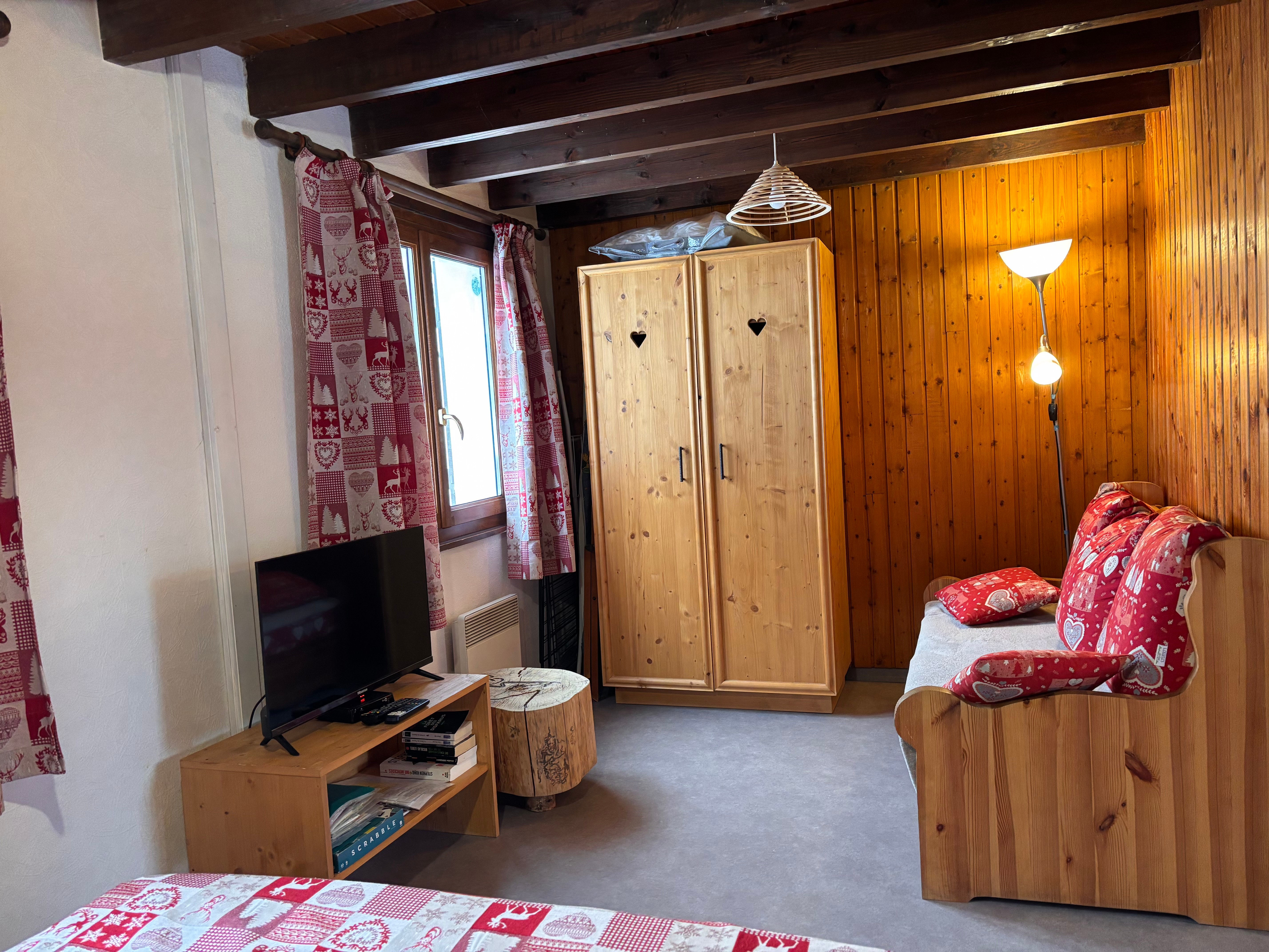 Chambre avec espace salon  - Chalet Le Piena - La Bresse