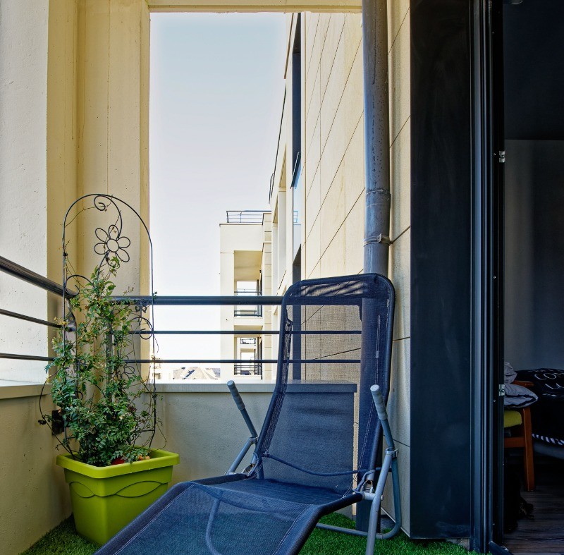 Le balcon ,orientation ouest