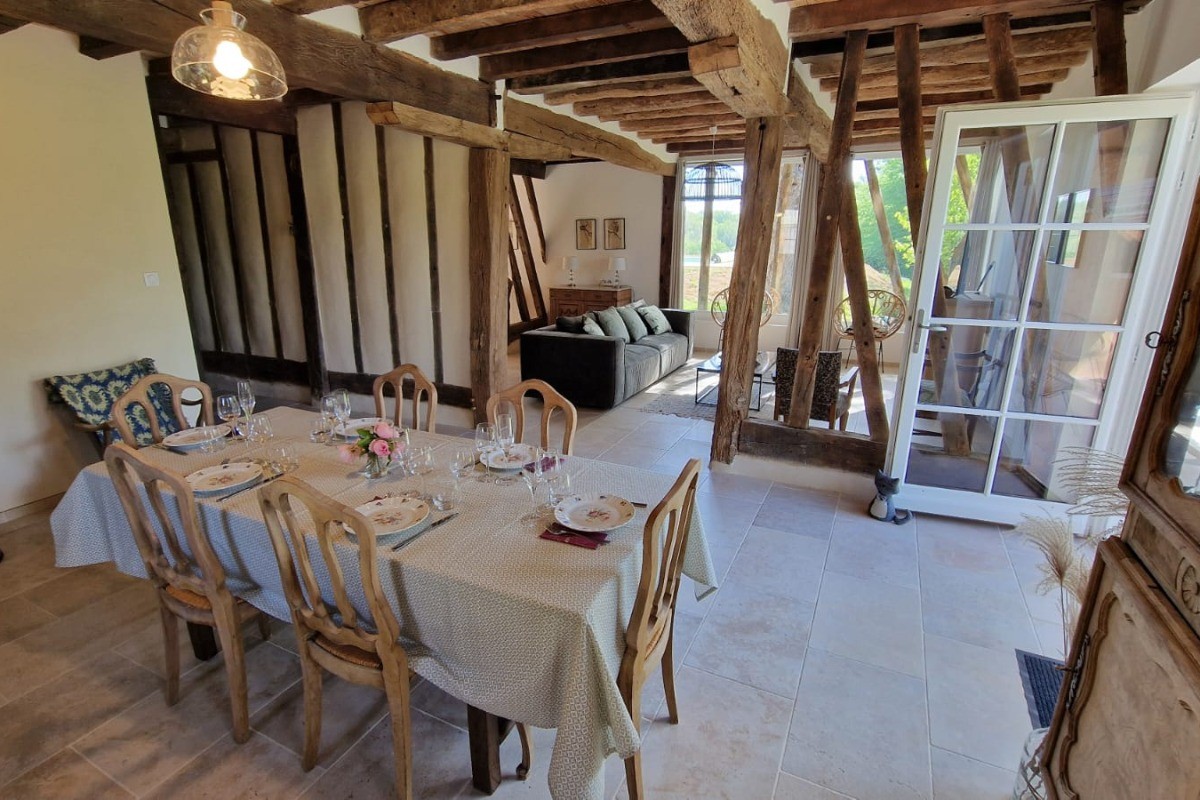 Gîte de Peyrucolle - Pièce de vie