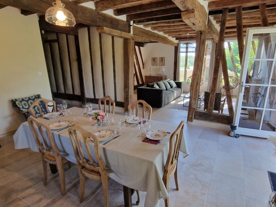 Gîte de Peyrucolle - Pièce de vie