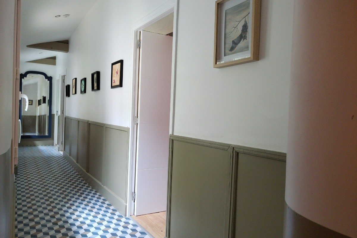 couloir des chambres LE MOULIN DE SIRAMON à St Céré Lot 46