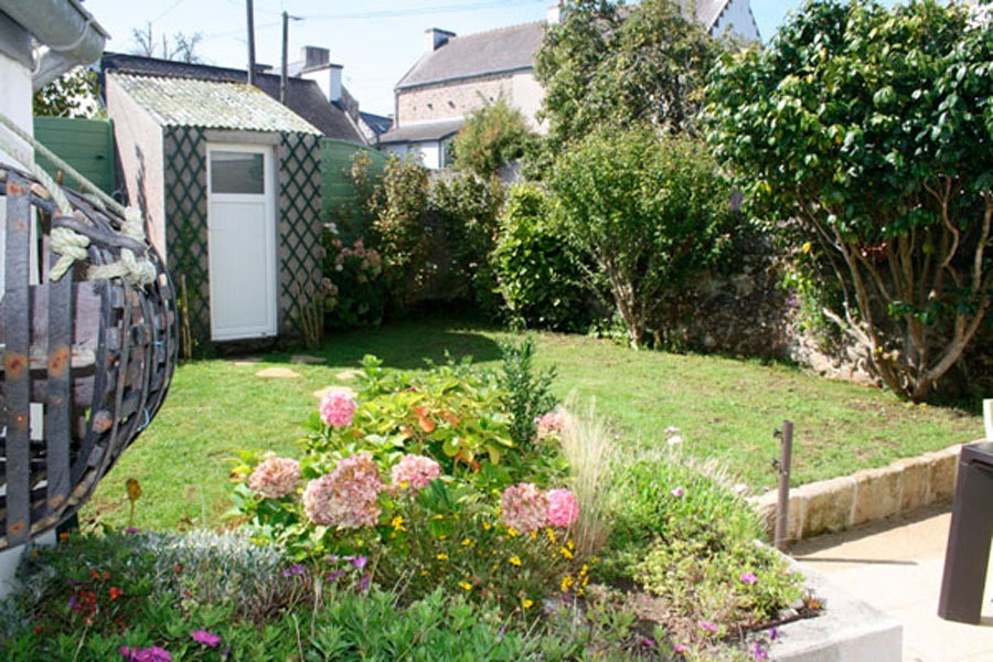 Jardin clos, paysagé