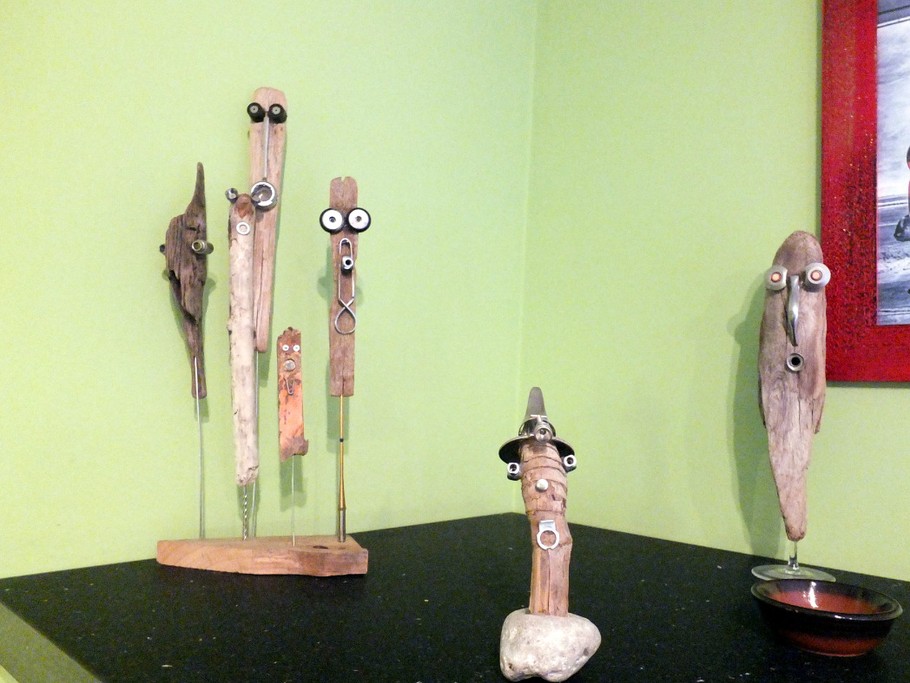 Décoration de bois flotté dans la cuisine