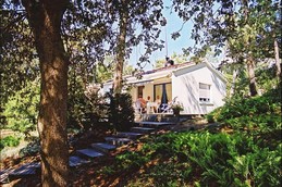 Vue jardin et maison