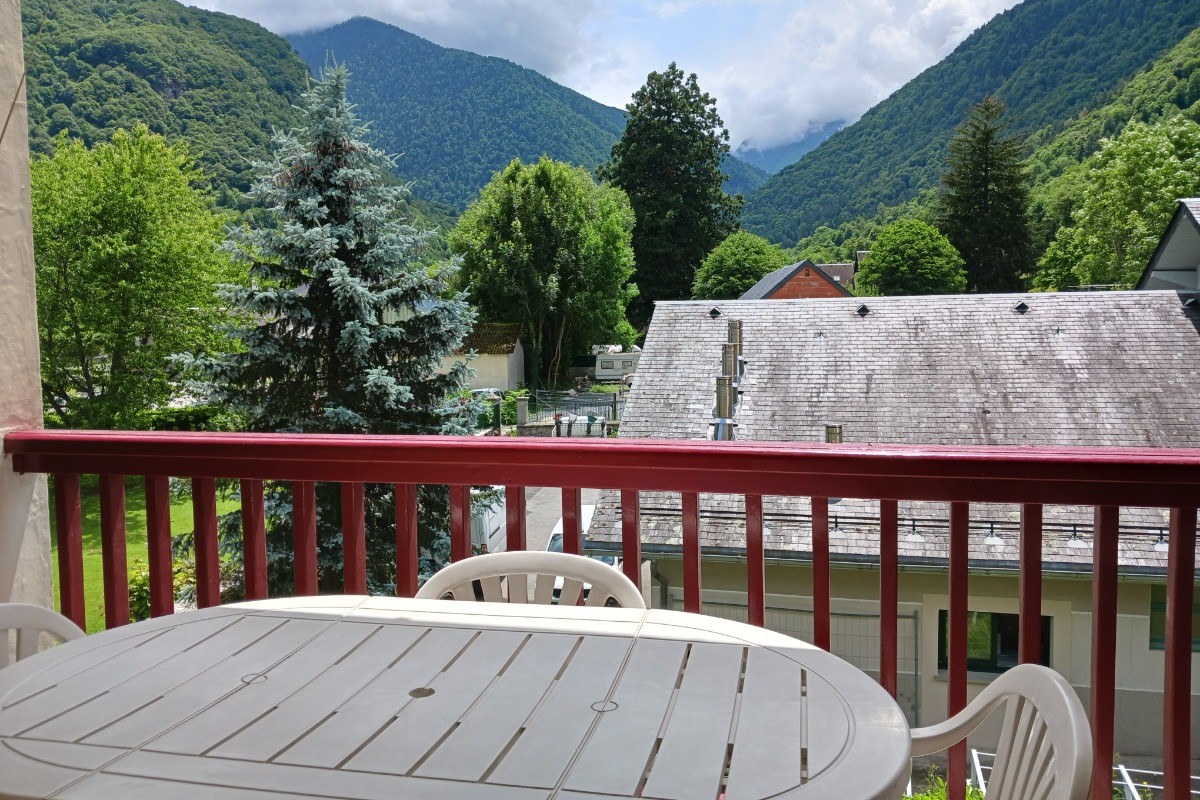 Balcon et salon de jardin