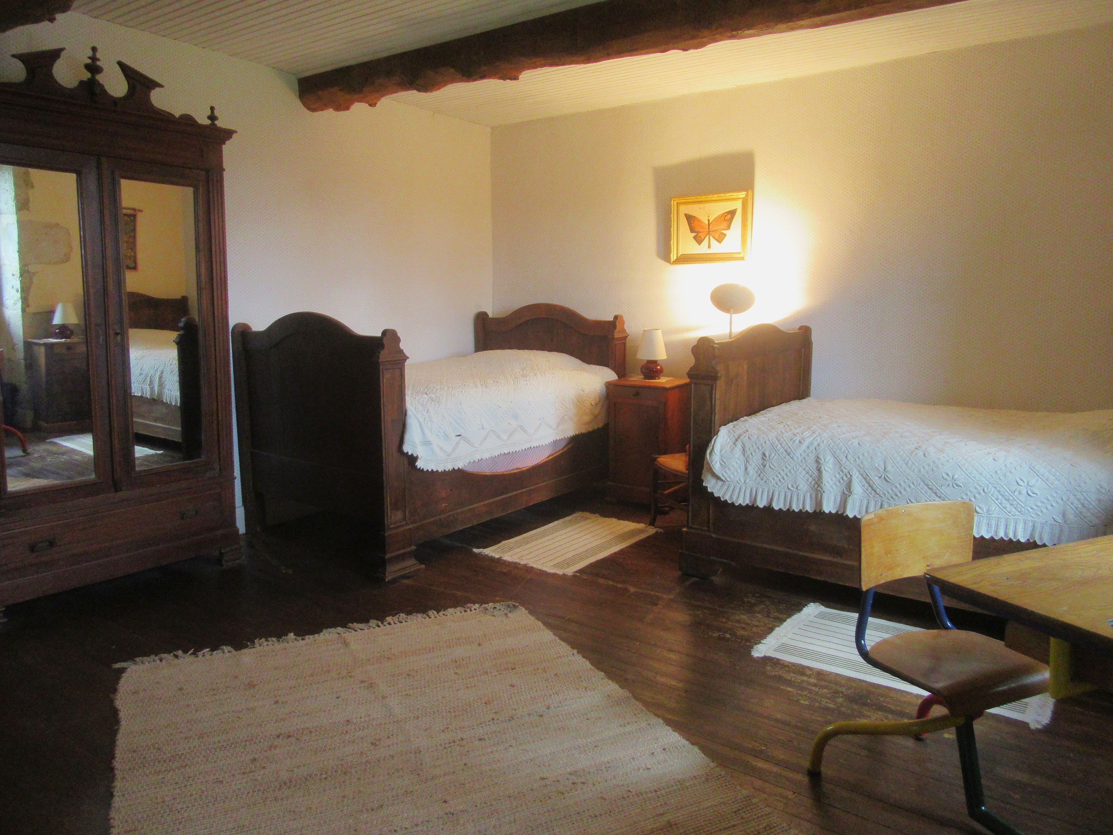 Chambre à 2 lits 120cm