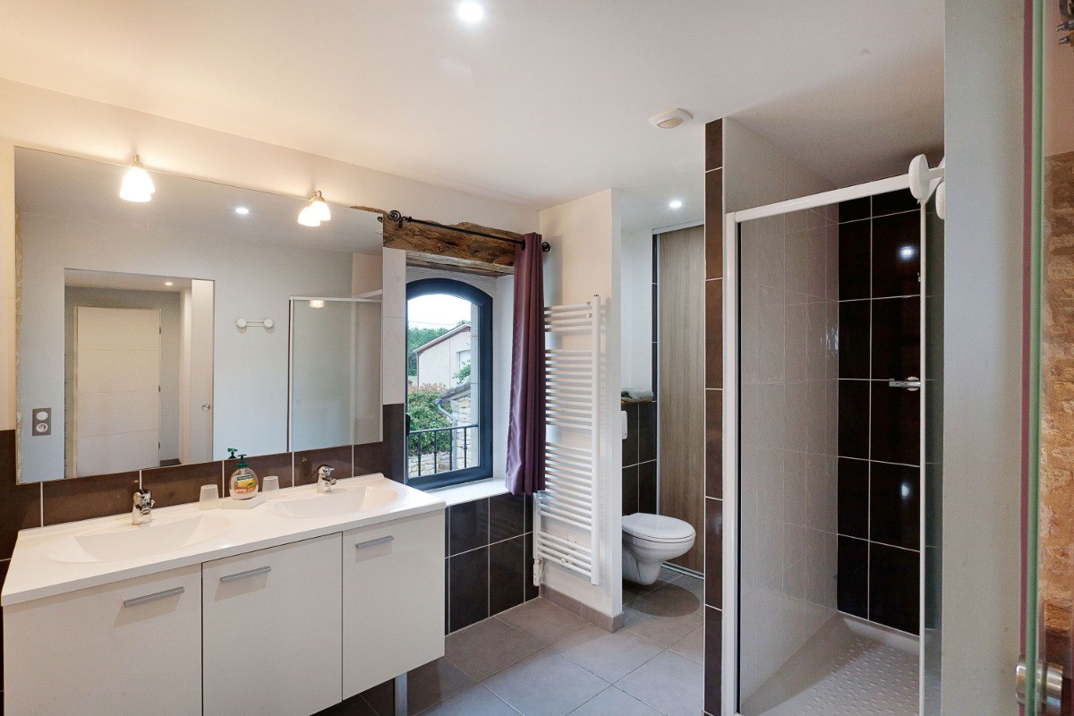 Chaque chambre a sa salle de douche privative