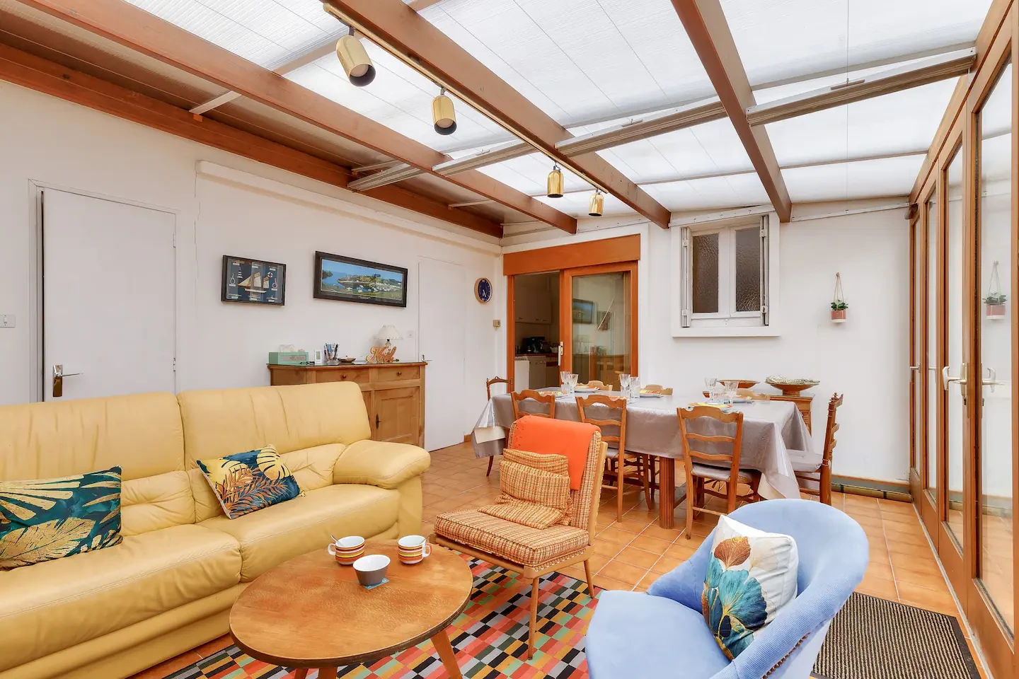 Living room in veranda