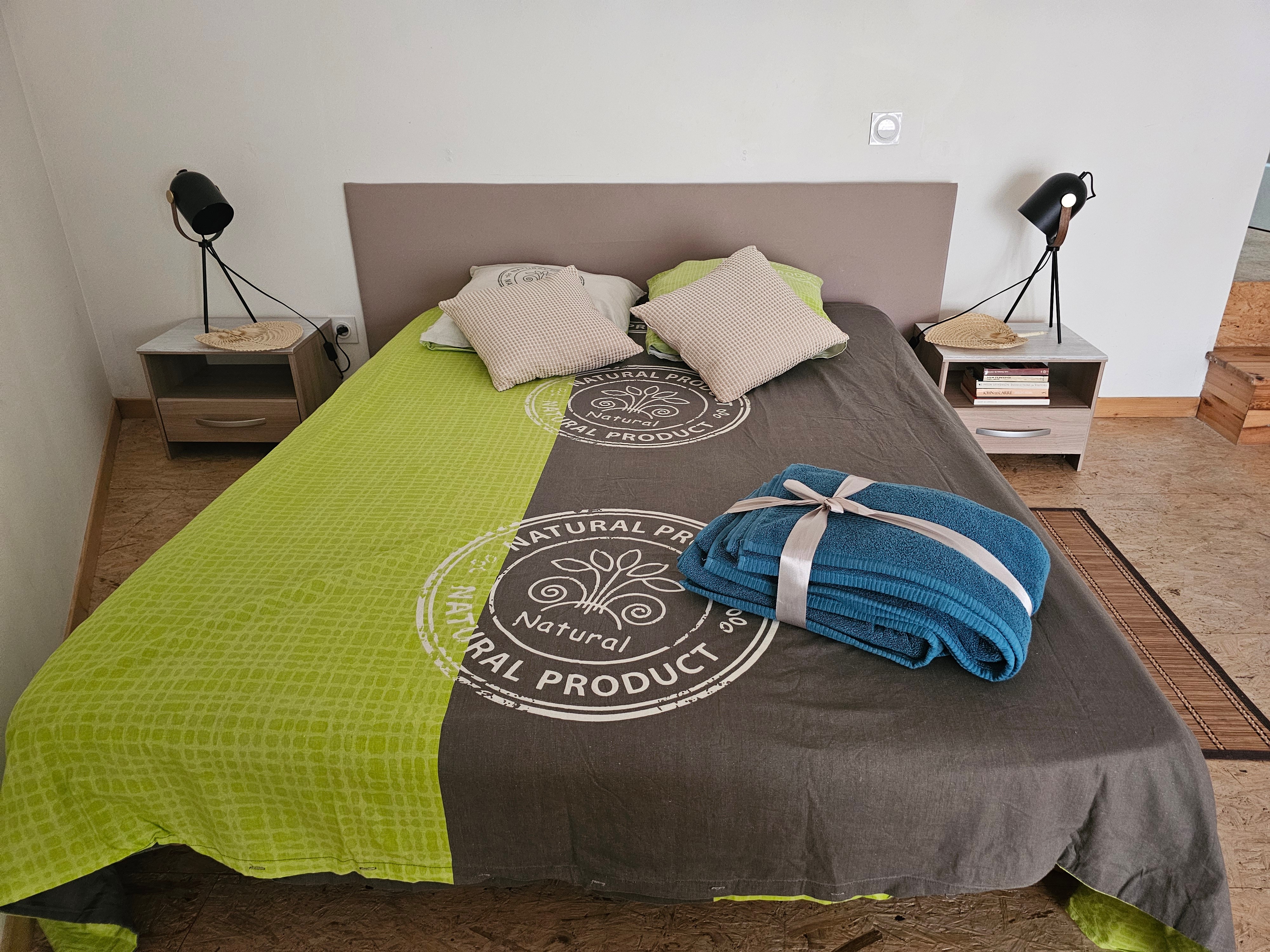 Gîte le Héron Bleu - Albi dans le Tarn en Occitanie - chambre en mezzanine