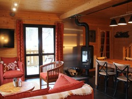Living room, view from the kitchen