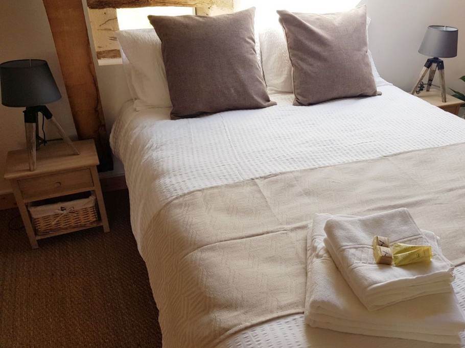 Une literie très confortable et des produits de toilette bio