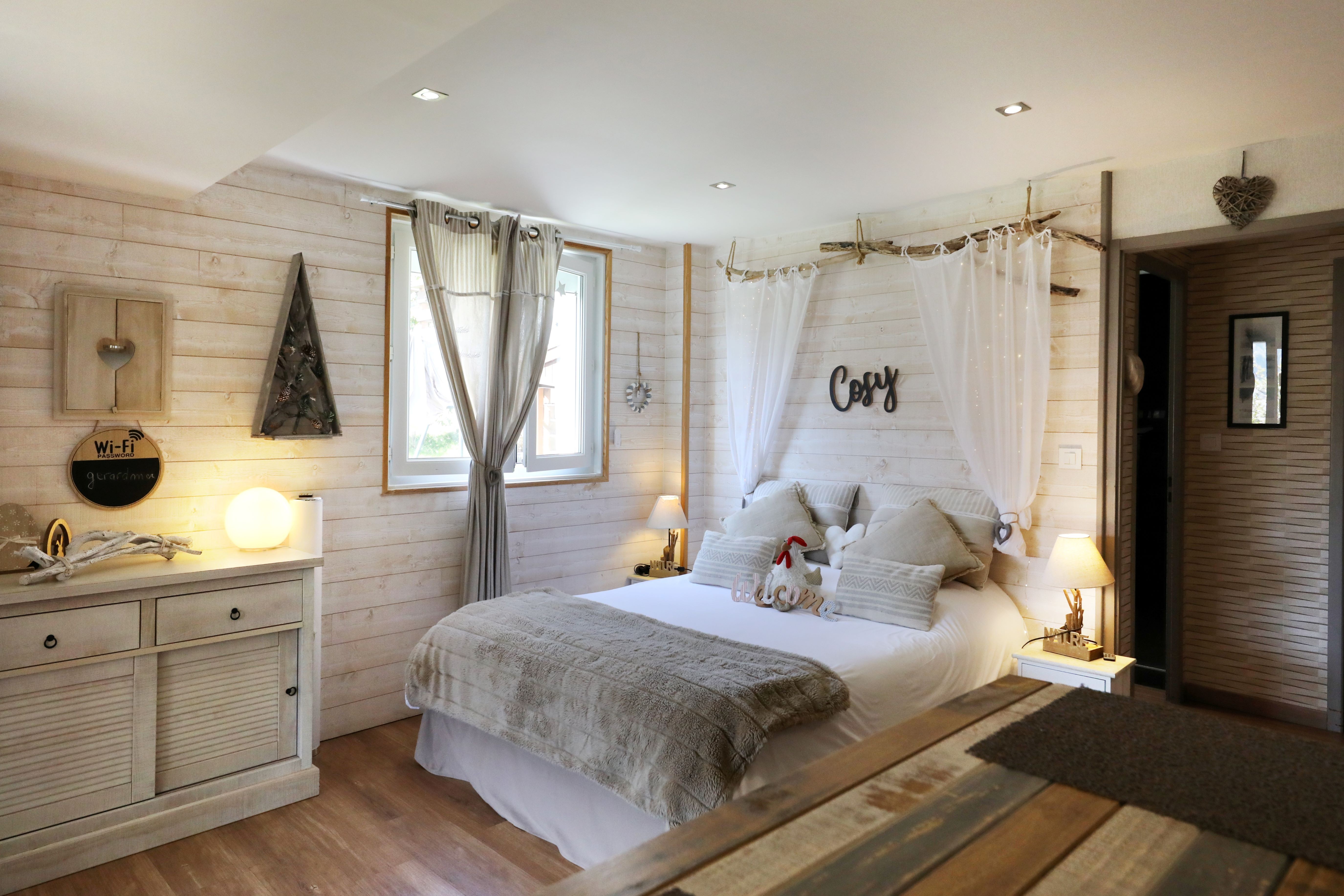 Espace nuit - Chambre cosy Le Nid Cosy d'Isa